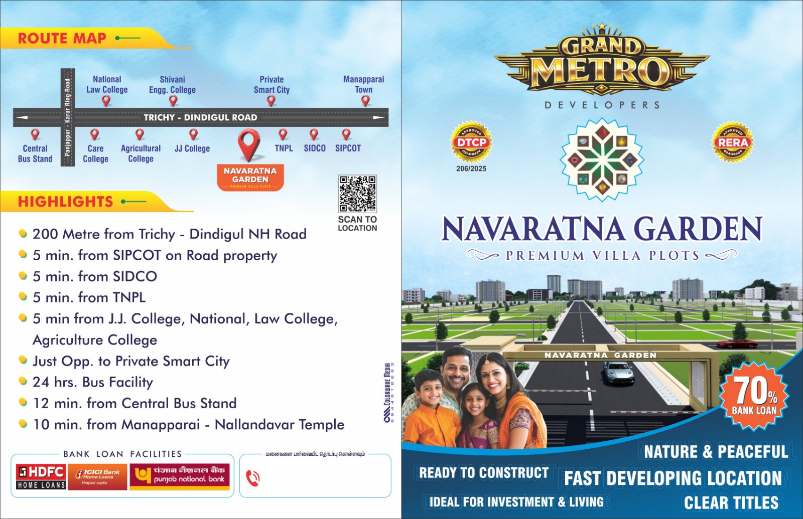 Navaratna Garden plot layout map